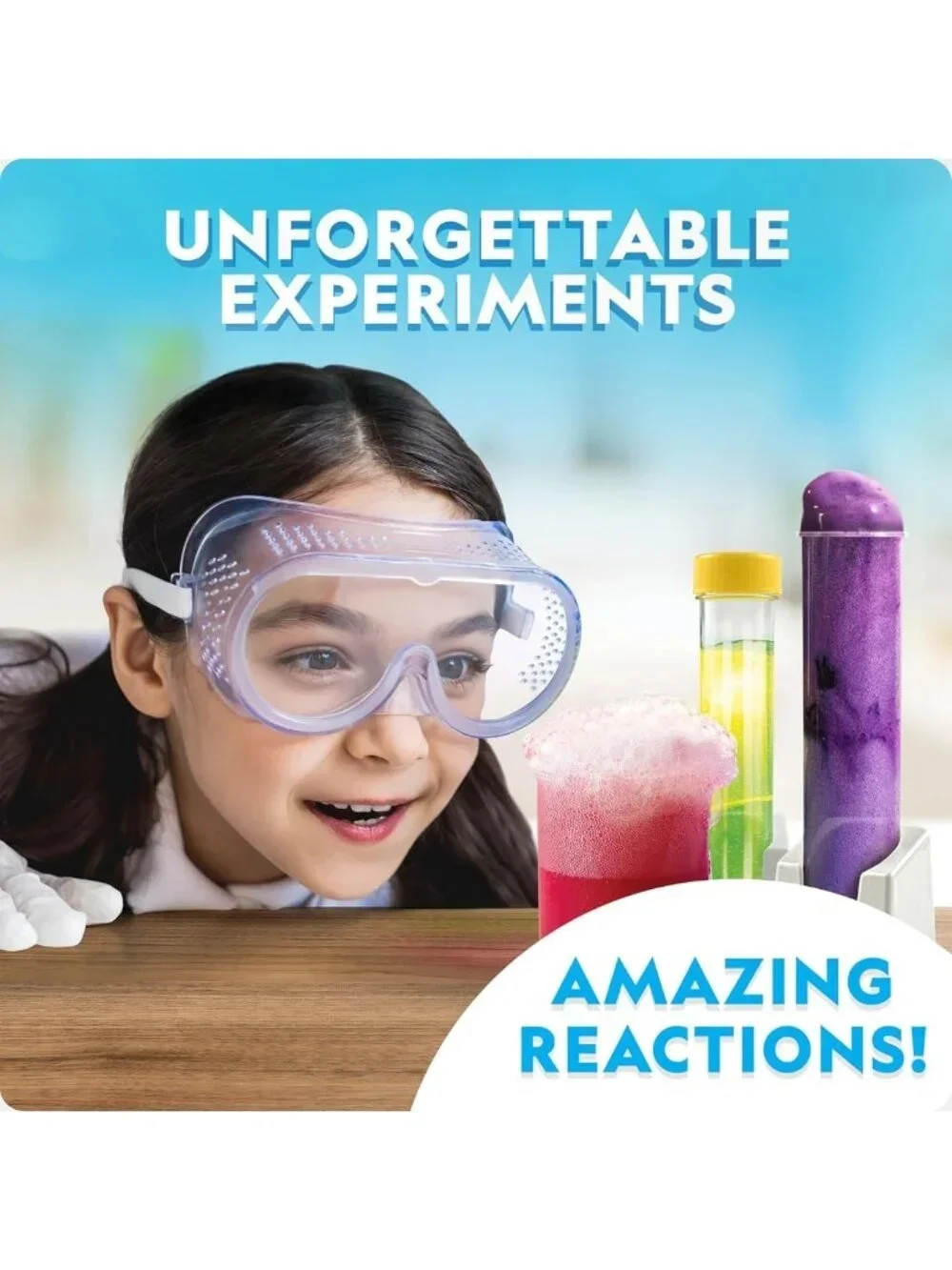 Ultimate Chemistry Set for Kids - 100+ Science Experiments, Crystal Growing